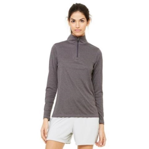 ALO yoga | Grey 1/4 zip pullover size M - Picture 4 of 4